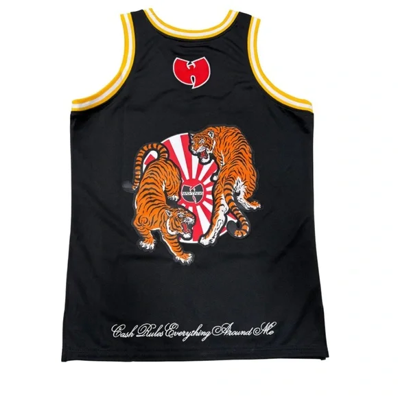 Wu-Tang Clan CREAM Tiger Jersey Tank Top Streetwear M–L - Picture 2 of 6
